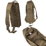 mil-tec sling bag tanker features olive green