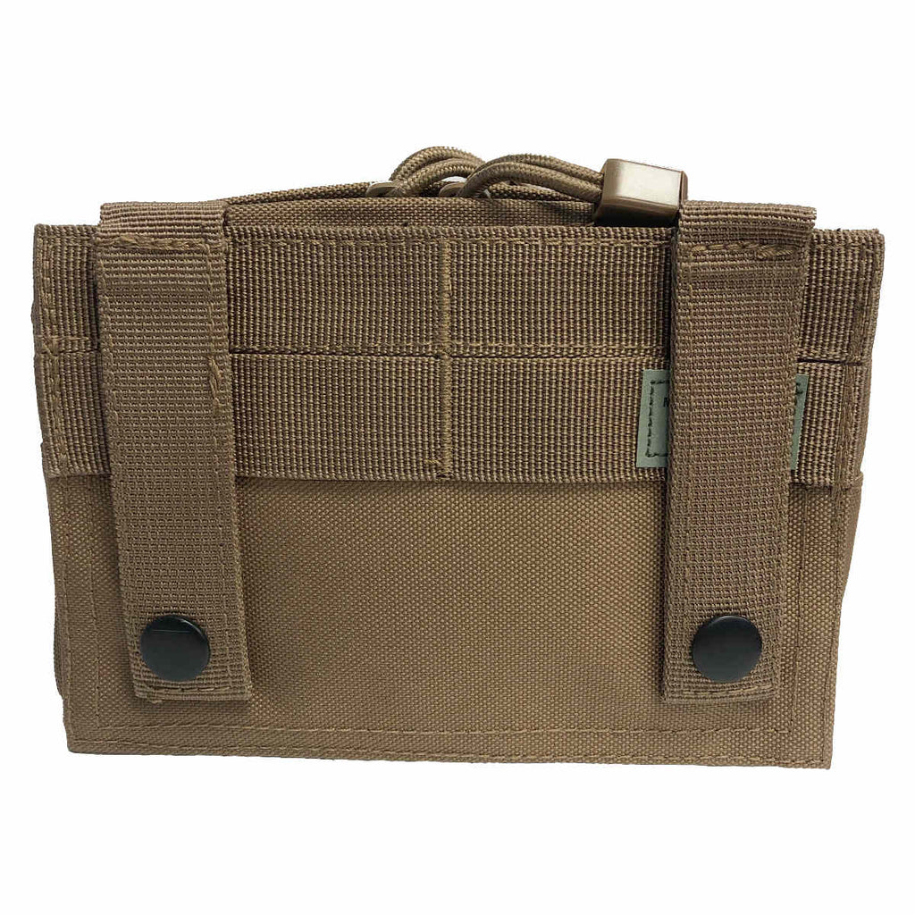 MilTec Small Zipped MOLLE Belt Pouch Dark Coyote Military Kit