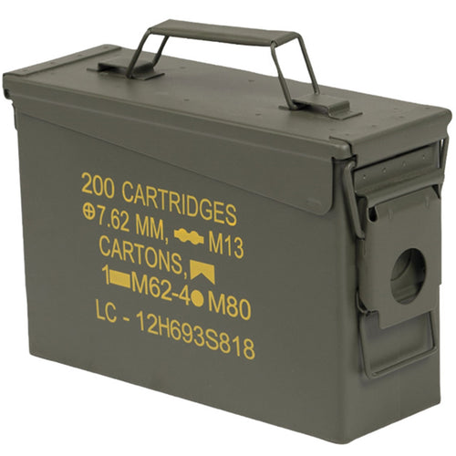 mil tec us m19A1 30 cal steel ammo box