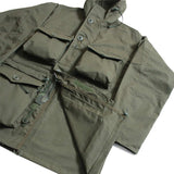 military arktis jacket combat smock green ripstop pockets nylon