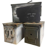 military issue 50 cal ammo box steel used