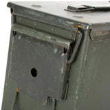 military issue 50 cal used ammo box used steel