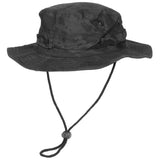 Night Camo Boonie Hat with Chinstrap