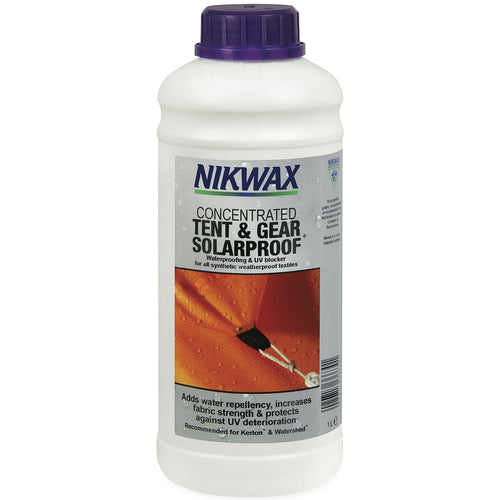 nikwax tent and gear solarproof concentrated refill 1l