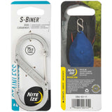 nite ize s biner stainless steel silver size 4 75lb