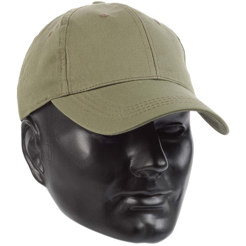 olive green military baseball cap