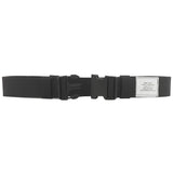 open quick release buckle of mil tec black army belt 50mm