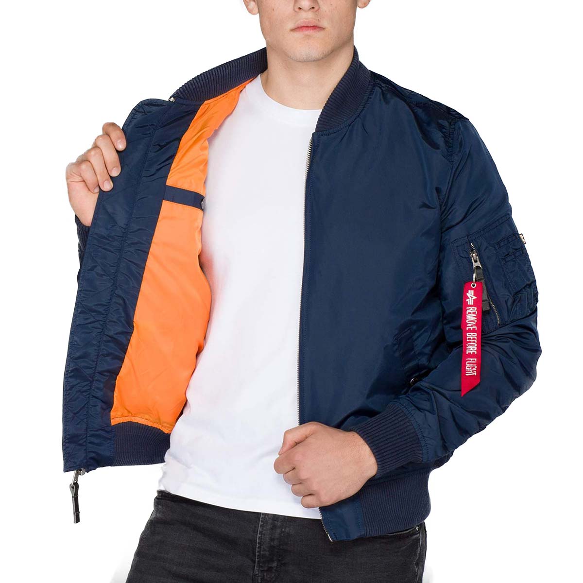 Alpha Industries MA-1 TT Bomber Jacket Rep Blue | Military Kit