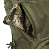 outer access main compartment highlander eagle 3 backpack 40l olive