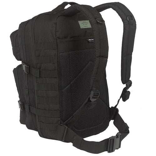 Mil-Tec Mochila táctica de combate militar MOLLE Assault Pack, Negro, 36L,  Molle