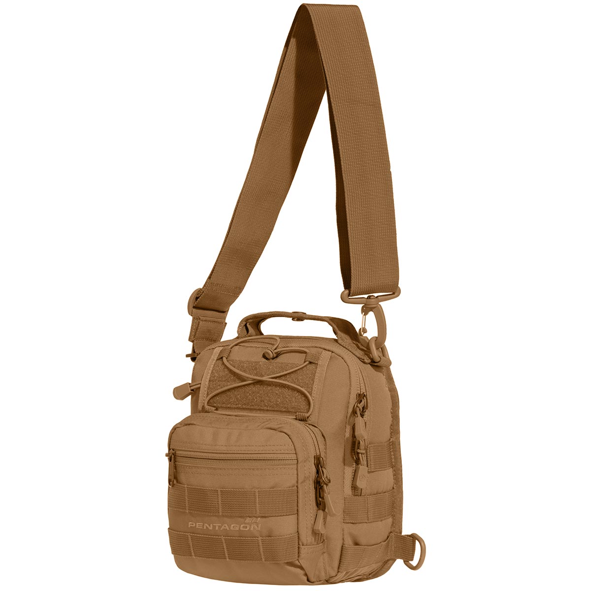 pentagon ucb 2 universal chest bag shoulder strap coyote
