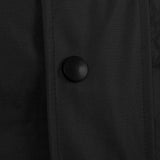 press stud closure highlander tempest jacket waterproof pocket black
