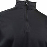 quarter zip on mesh tech black armour top viper tactical