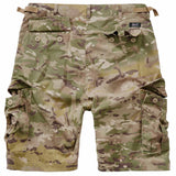 rear of brandit bdu ripstop shorts tactical camo