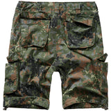 rear of brandit urban legend shorts flecktarn camouflage