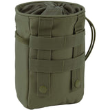 rear of brandit molle pouch tactical dark olive green