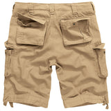 rear of brandit urban legend shorts beige