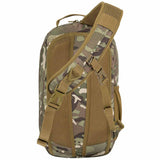 rear of highlander scorpion gearslinger backpack 12l hmtc camo