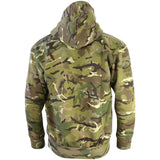 rear of kombat kids army btp camouflage hoodie