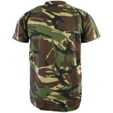 rear of kombat kids dpm camo army tshirt