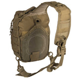Rear of Mil-Tec One Strap Assault Pack Coyote