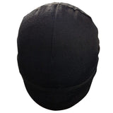 rear of ussen black merino wool hat