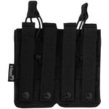 rear of viper quick release double mag black pouch