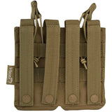 rear of viper quick release double mag coyote pouch