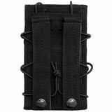 rear of viper tactical black smart phone pouch molle