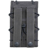 rear of viper tactical grey smart phone pouch molle