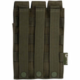 rear of viper triple mp5 molle mag green pouch
