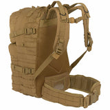 rear straps of kombat 40l molle assault pack coyote