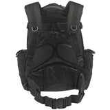 rear view of 60l black kombat viking patrol pack