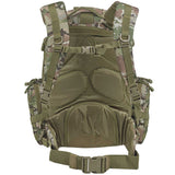 rear view of 60l btp camo kombat viking patrol pack