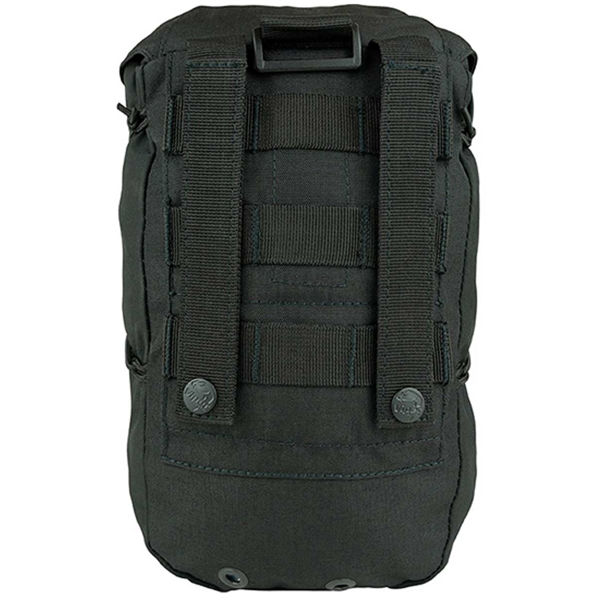 rear view of black viper stuffa pouch