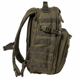 Right Side View of 5.11 Rush 12 2.0 Backpack Green