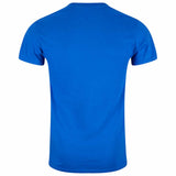 rear royal blue cotton t-shirt