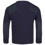 royal navy blue pullover rear