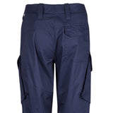 rear close up of navy pcs trousers