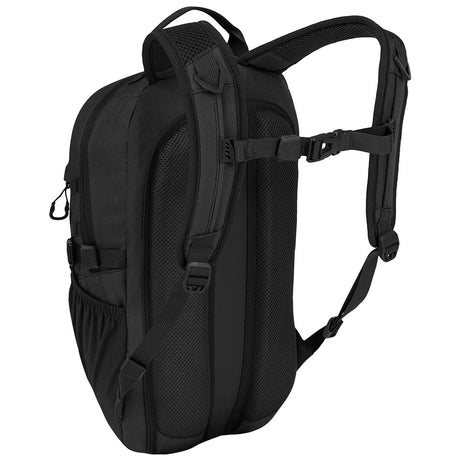 side angle of 20l eagle 1 backpack highlander black