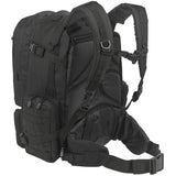 side angle of black kombat 60l viking patrol pack