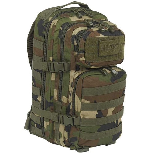 MOCHILA MILTEC US ASSAULT SM WOODLAND 20 L.