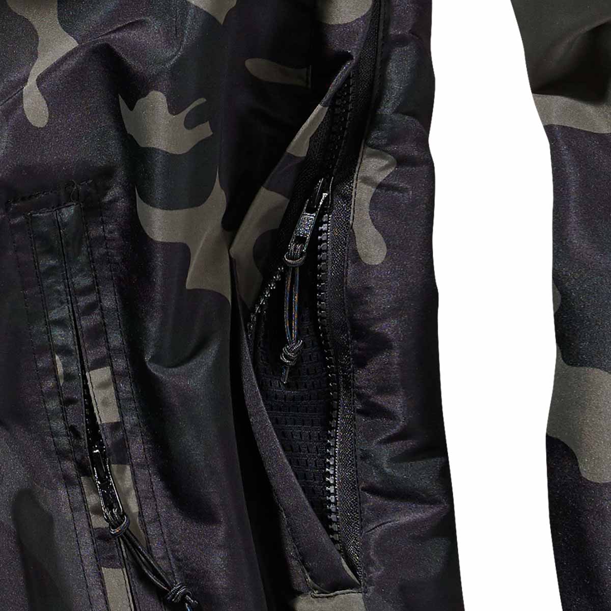 side ventilation pocket brandit summer windbreaker dark camo