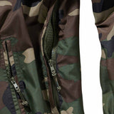 side ventilation pocket brandit summer windbreaker woodland camo