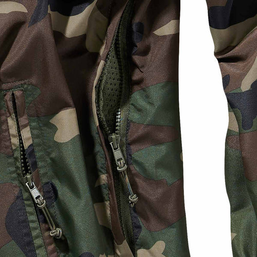 Brandit Summer Windbreaker Jacket Woodland Camo - Free Delivery | Military  Kit