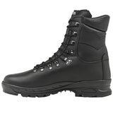 side view of altberg peacekeeper p1 boot black