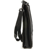 side view of black snugpak a4 grab with handle