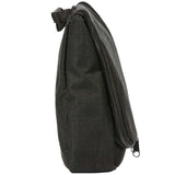   side view of black snugpak essentials wash bag
