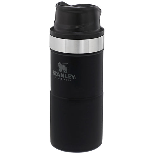 Stanley Classic Trigger-Action Travel Mug 350ml Matte Black Pebble