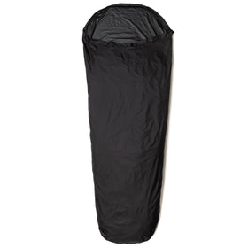 Snugpak Bivvi Bag Half Length Front Zipper Water Resistant Sleeping Bag Black